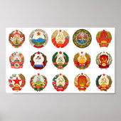 Poster Républiques de l'Union soviétique (Devant)