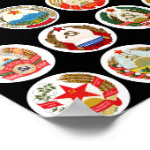 Poster Républiques de l'Union soviétique - changer d'arri (Coin)