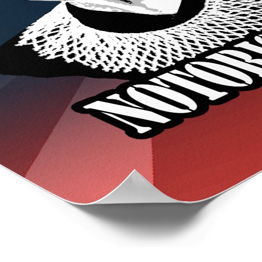 Poster Réputé R.B.G. - Ruth Bader Ginsburg (Coin)