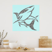 Poster Requin (Cuisine)