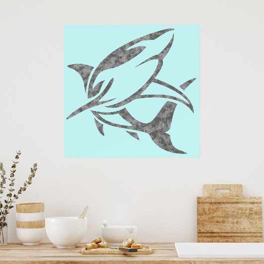 Poster Requin (Cuisine)