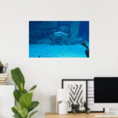 Poster Requin (Bureau à domicile)