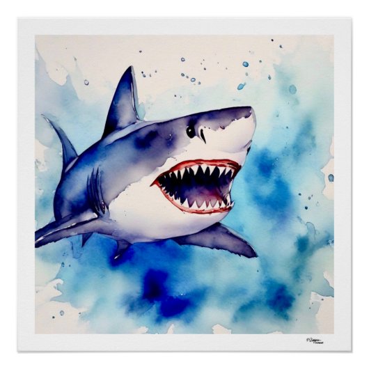 Poster Requin (Devant)