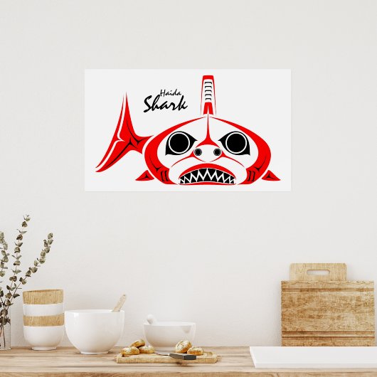 Poster Requin (Cuisine)