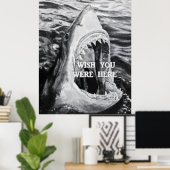 Poster Requin (Bureau à domicile)