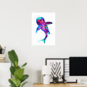 Poster Requin baleine pourpre (Bureau à domicile)