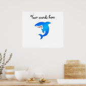 Poster Requin bleu (Cuisine)