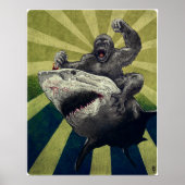 Poster Requin contre Gorilla (Devant)