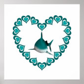 Poster Requin dans le coeur (Devant)