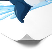 Poster requin de dessin animé (Coin)