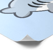 Poster Requin de Kawaii (Coin)