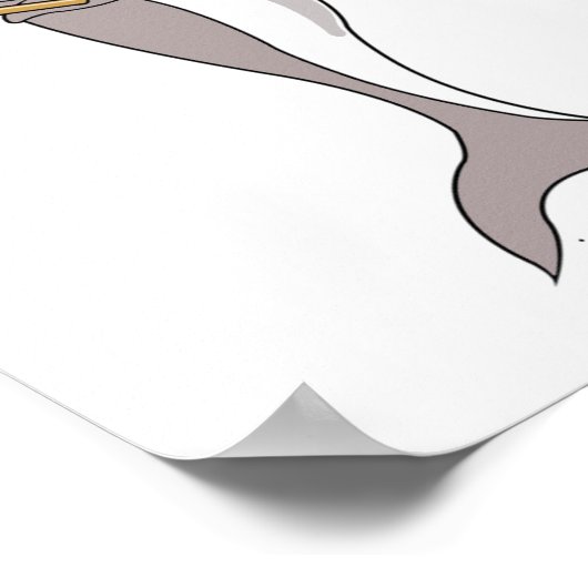 Poster Requin de piscine (Coin)