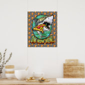 Poster Requin de pizza en colère (Cuisine)