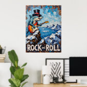 Poster Requin des Rocheuses, Jambon arctique (Bureau à domicile)