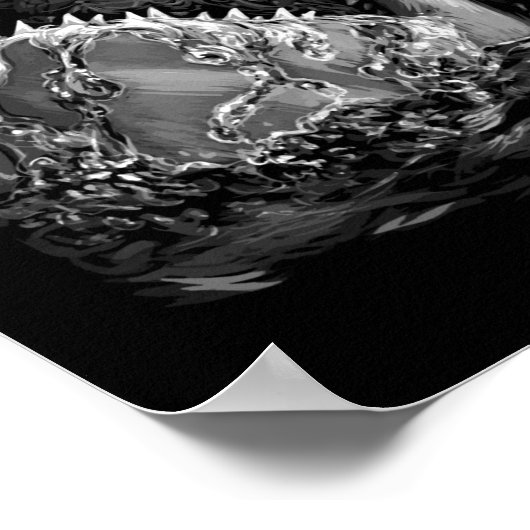 Poster Requin effrayant (Coin)