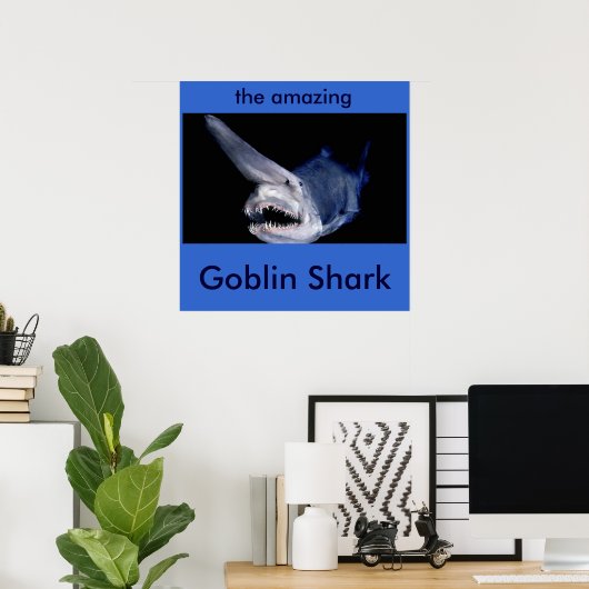 Poster Requin gobelin (Bureau à domicile)