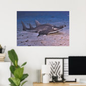Poster Requin guitare (Bureau à domicile)
