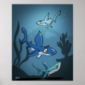 Poster Requin imprimé 2019 (Devant)