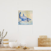 Poster Requin Mako (Cuisine)