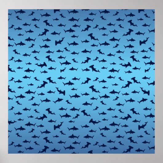 Poster requin marteau (Devant)