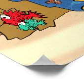 Poster Requin parmi les poissons (Coin)