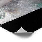 Poster Requin Poisson Eau Splash Swim Grey Guy Gal (Coin)