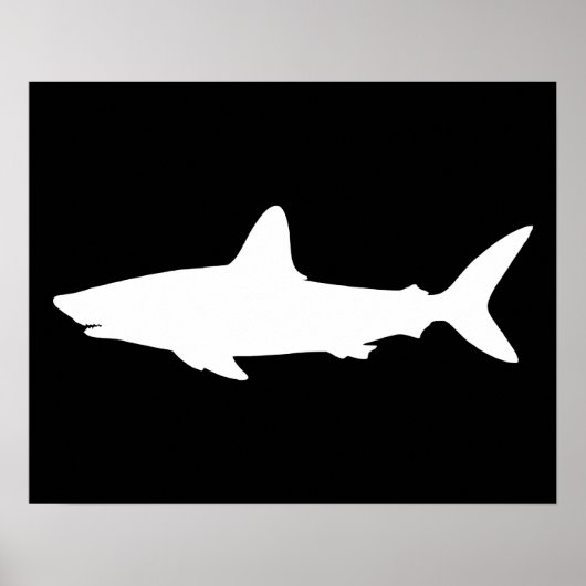 Poster Requin qui Nage (Devant)
