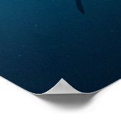 Poster Requin sous l'eau (Coin)