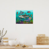Poster Requins (Cuisine)