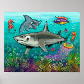 Poster Requins (Devant)