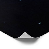 POSTER REQUINS NOIRS ET BLANCS SOUS L'EAU (Coin)