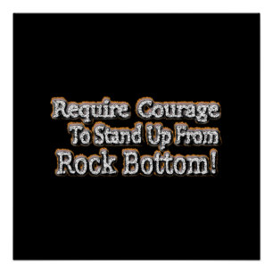 Poster "Require Courage" Joli Design. Commandez dès maint