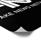 Poster Réseau de fausses informations Fnn de Trump  (Coin)