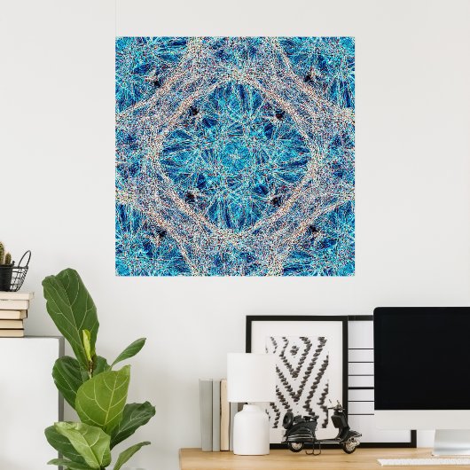 Poster Réseau neuronal (Bureau à domicile)