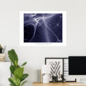 Poster Réseau neuronal (Bureau à domicile)