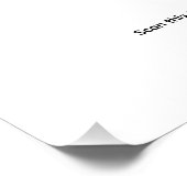 Poster Réseau Wifi | Code QR Internet Scan pour se connec (Coin)