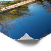 Poster Rèseaux et étangs sauvages au printemps (Coin)