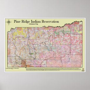 Poster Réservation Allottments de Ridge de pin (avec la