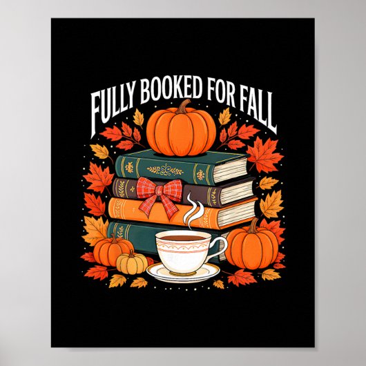 Poster Réservation complète pour citrouille de Thanksgivi (Devant)