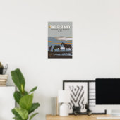 Poster Réserve de parc national de l'Île de Sable Canada (Bureau à domicile)