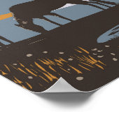 Poster Réserve de parc national de l'île Sable Canada Vin (Coin)