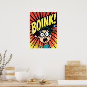 Poster RÉSERVE ! Dizzy Pop Art Explosion (Cuisine)