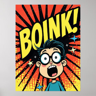 Poster RÉSERVE ! Dizzy Pop Art Explosion