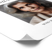 Poster Réservé Loved One in Heaven Red Floral Mariage (Coin)