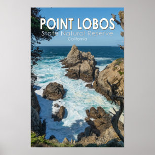 Poster Réserve naturelle d'État de Point Lobos Californie