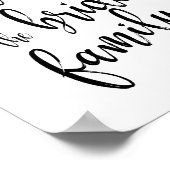 Poster Réservé pour la famille de mariée 8x10 Mariage Sig (Coin)