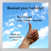 Poster - Réservé vos vacances ? (Devant)