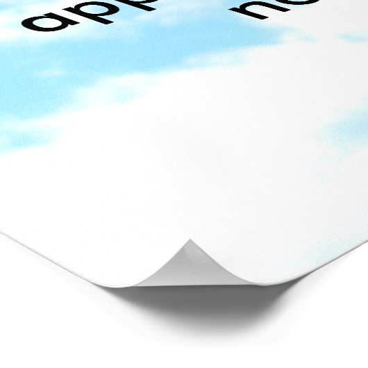 Poster - Réservé vos vacances ? (Coin)