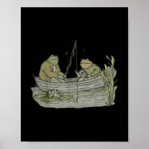 Poster Réserver Chemise Frog Toad Livre Vintage Frog T-sh