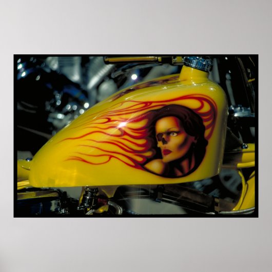 Poster réservoir de carburant personnalisé Dakota du Sud (Devant)